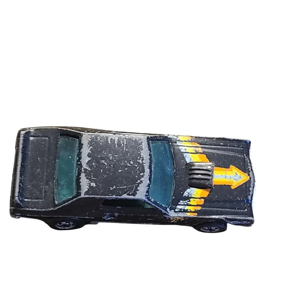 Hot Wheels 1974 Ford Grand Torino Cragar #3 Stock Car Black Hong Kong Base